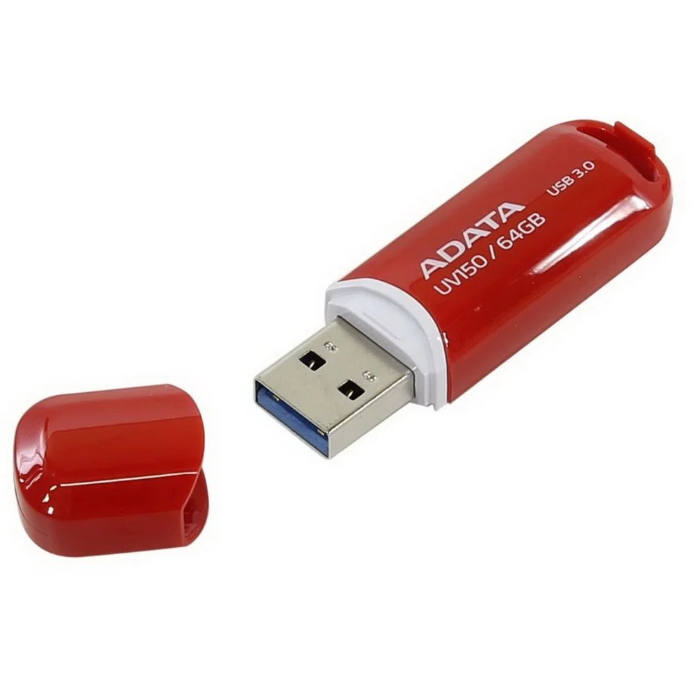 Флеш накопитель 64GB A-DATA UV150, USB 3.2, Красный