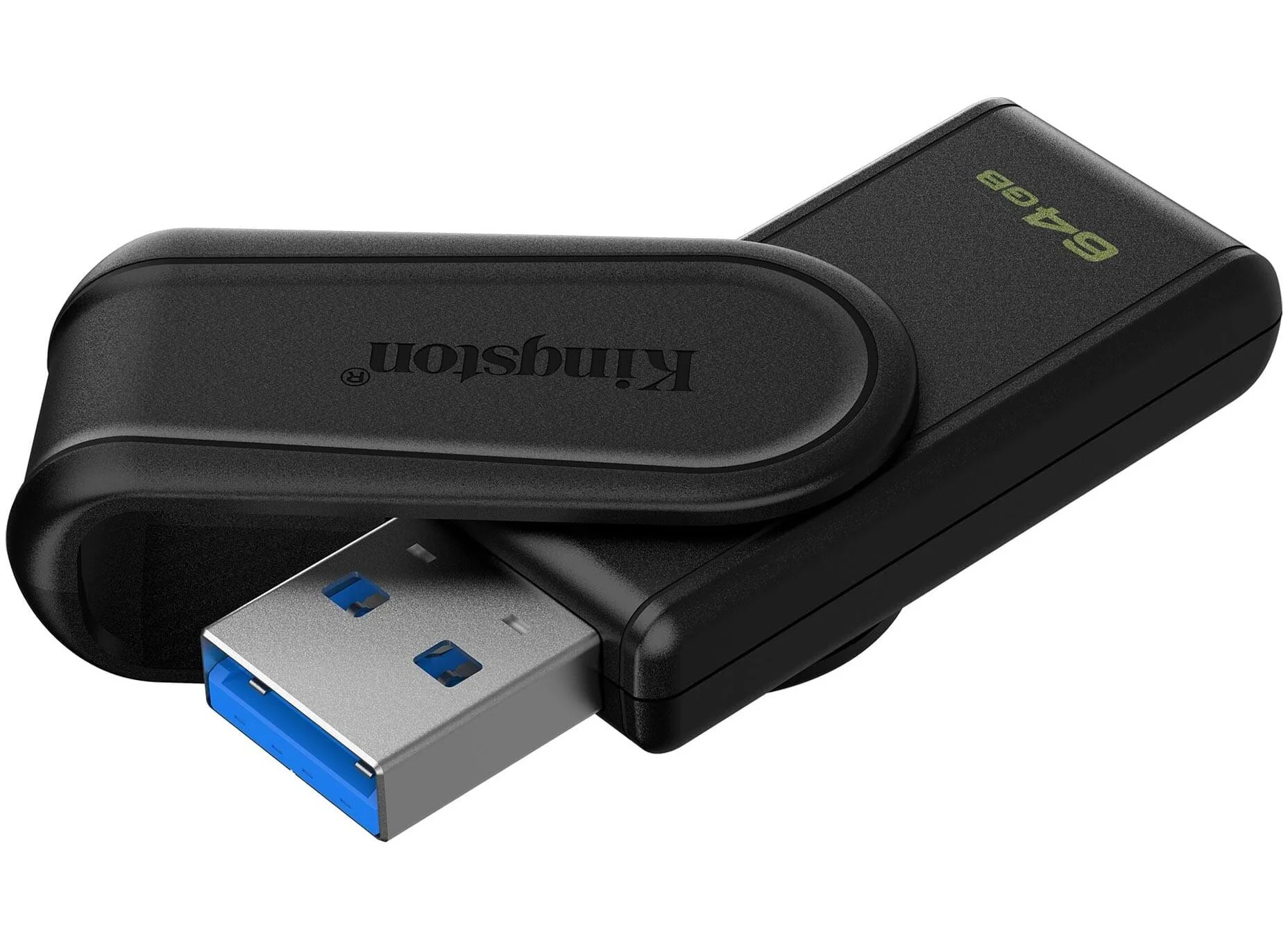 Флеш накопитель 64GB Kingston DataTraveler Exodia S, USB 3.2  Черный