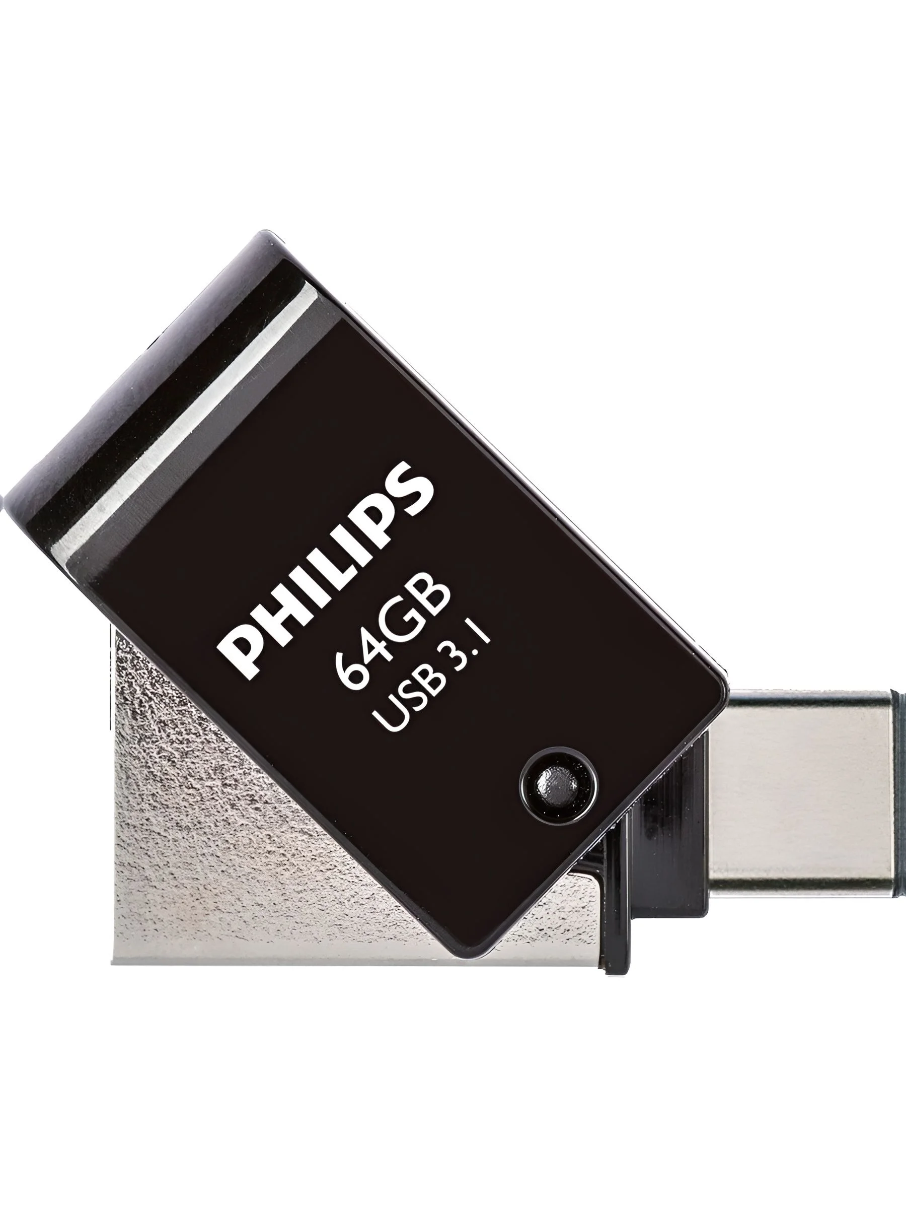 Флеш накопитель 64Gb PHILIPS 2-in-1 USB 3.2 USB C, OTG, USB 3.2/Type-C, Металл, 100 MB/s