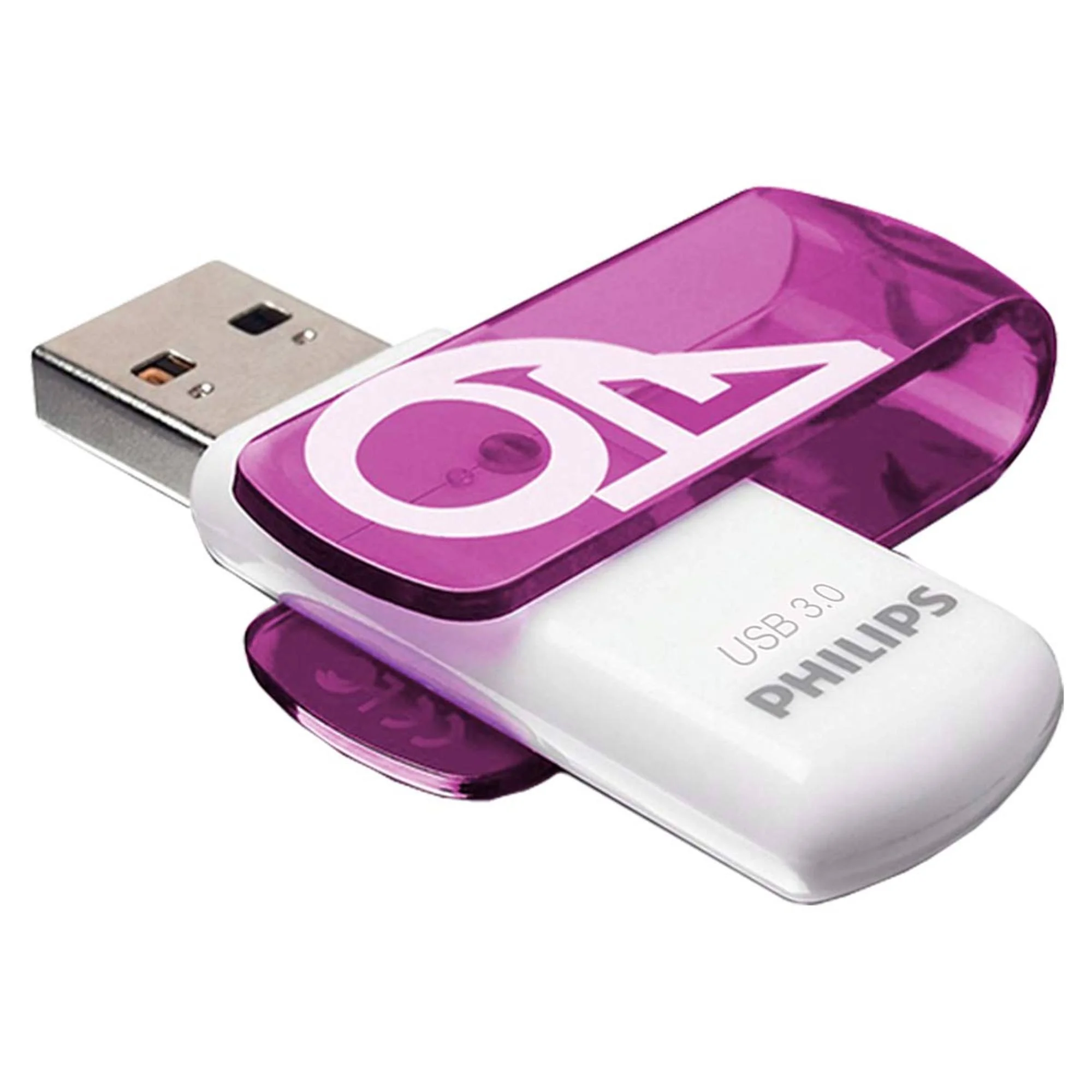 Флеш накопитель 64GB PHILIPS IRON 2.0 64GB, USB 2.0