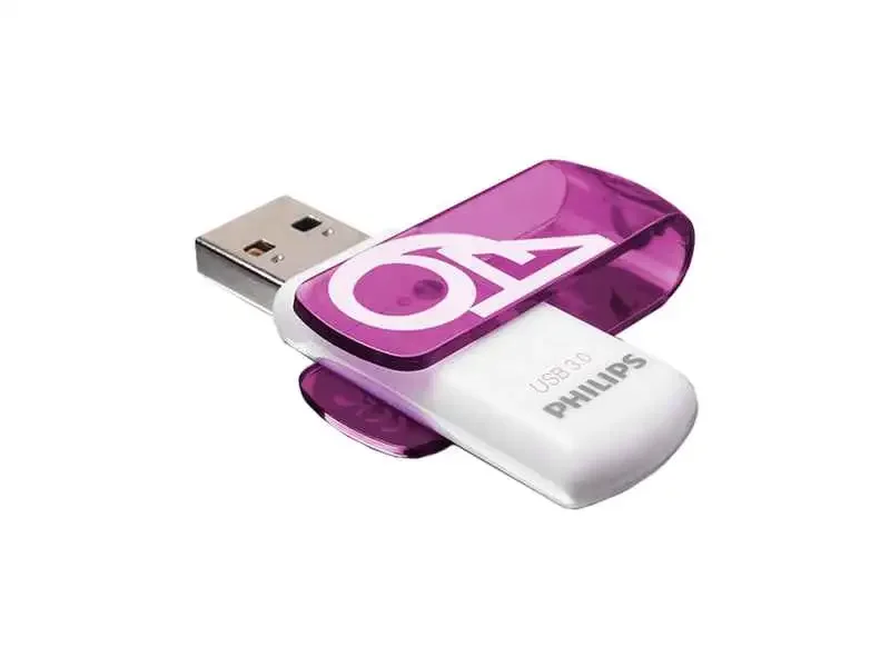 Флеш накопитель 64GB PHILIPS VIVID3.0 64GB, USB 3.0