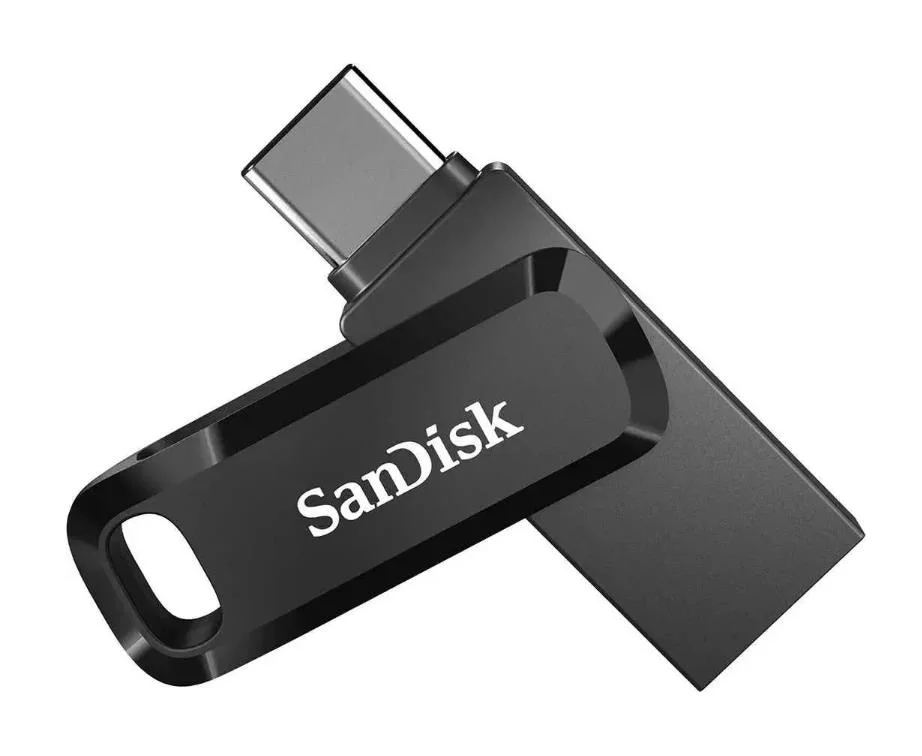 Флеш накопитель 64GB SanDisk Ultra Dual Drive Go, USB 3.1 - USB Type-C Black