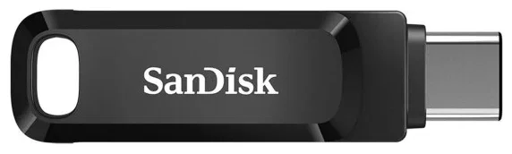 Флеш накопитель 64GB SanDisk Ultra Dual Drive Go, USB 3.1 - USB Type-C Black
