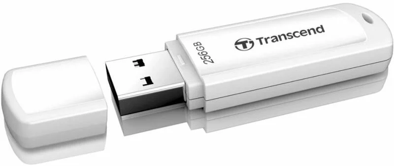 Флеш накопитель 64GB Transcend JetFlash 730, USB 3.1, Белый