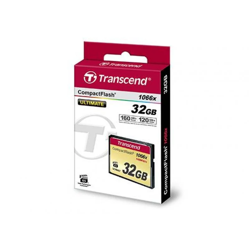 Флеш карта CF 32GB Transcend, 1000X