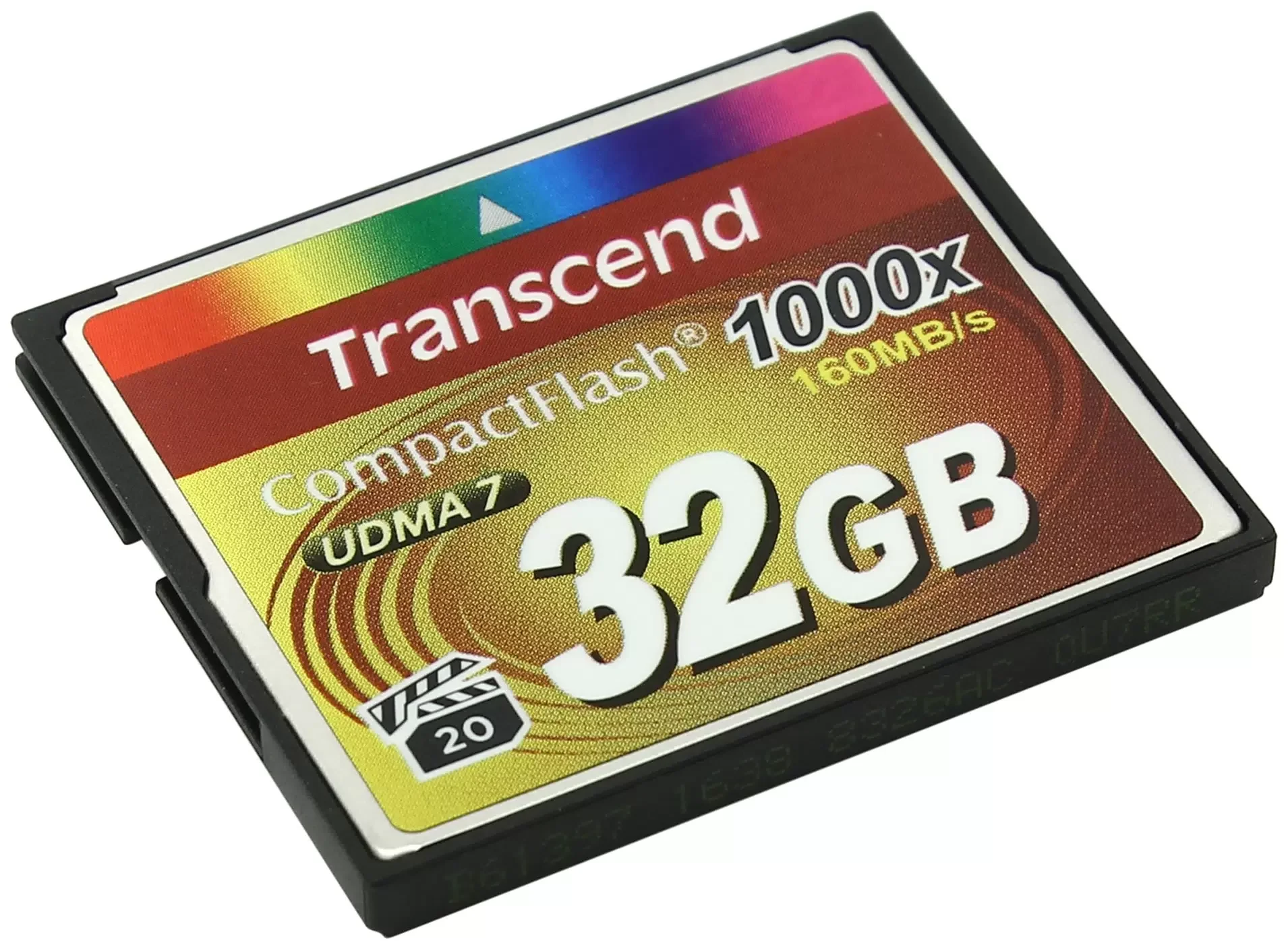 Флеш карта CF 32GB Transcend, 1000X