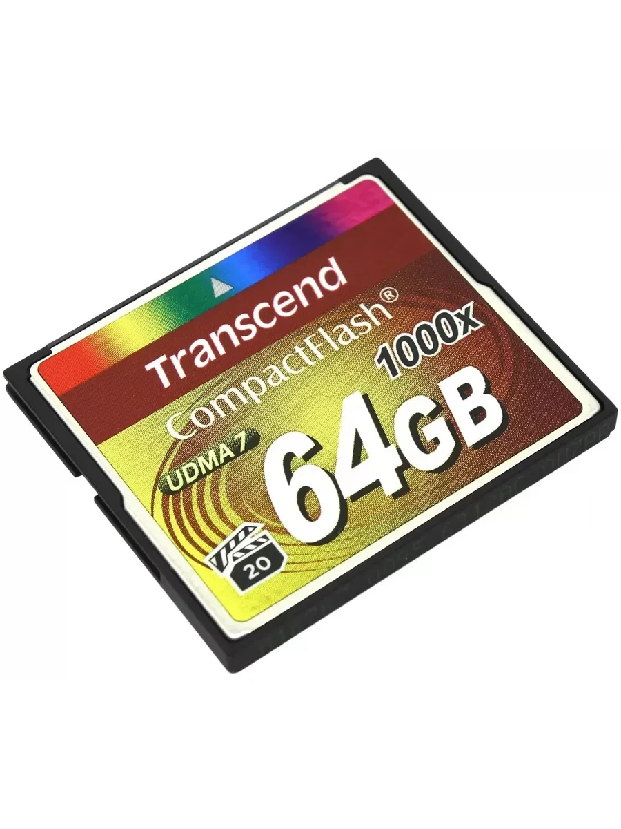 Флеш карта CF 64GB Transcend, 1000X