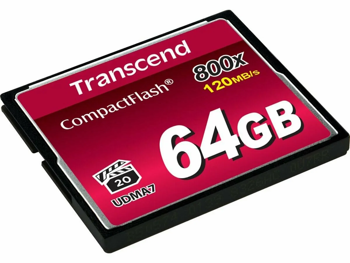 Флеш карта CF 64GB Transcend, 800X
