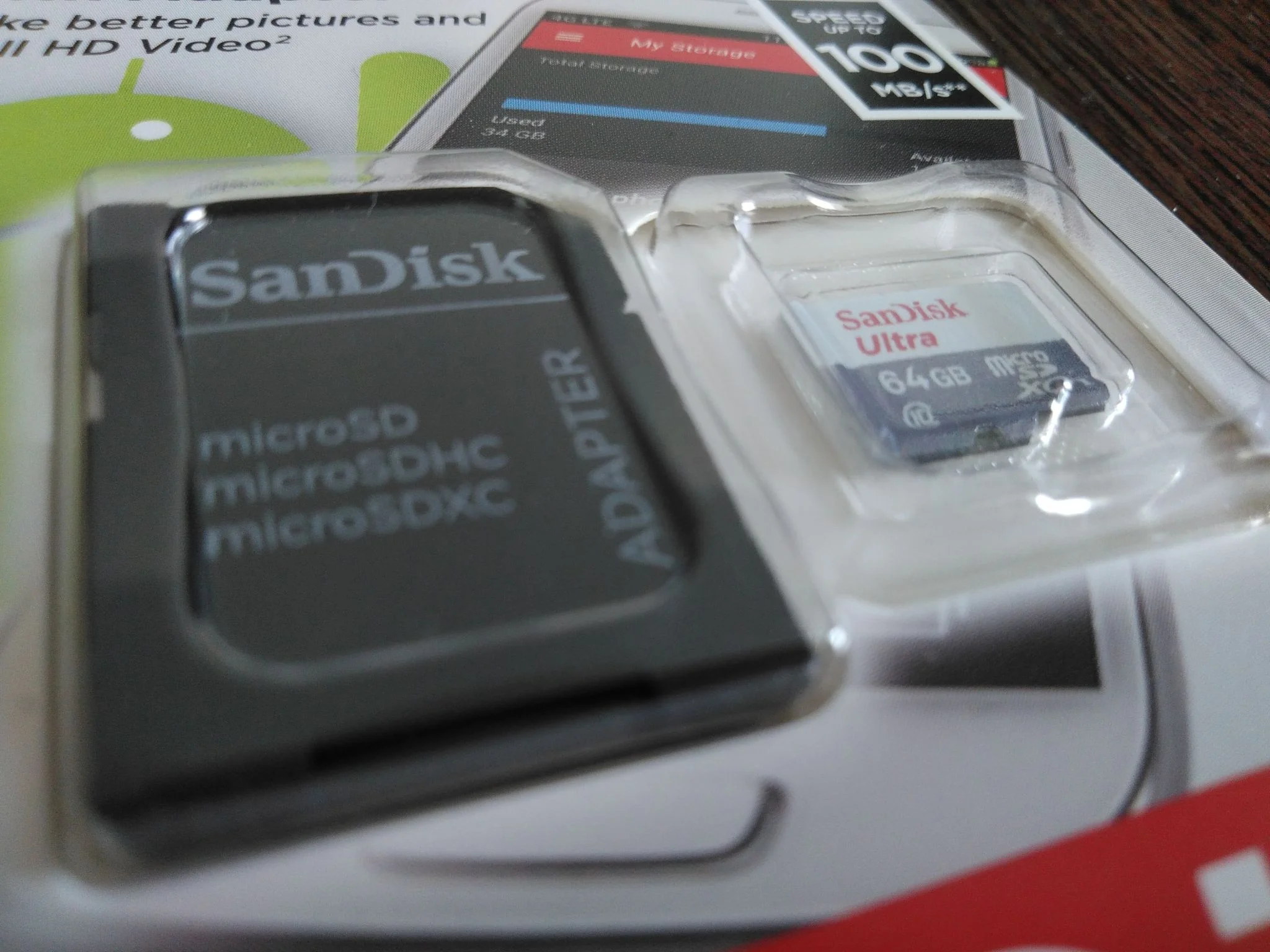 Флеш карта SD 64GB SanDisk SDXC Class 10 UHS-I Ultra 140MB/s