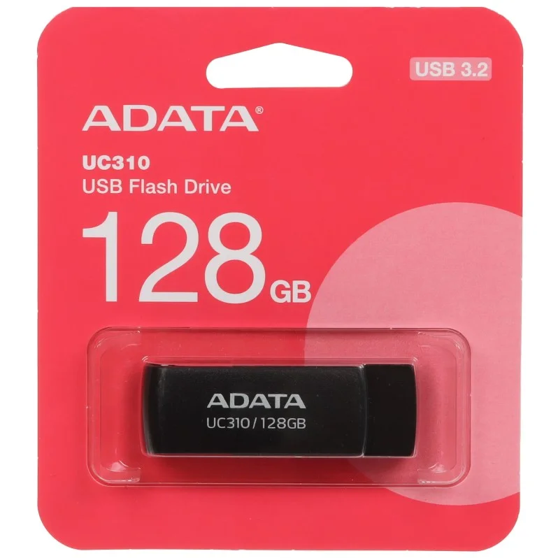 Флеш накопитель 128GB A-DATA UC310, USB 3.2, черный