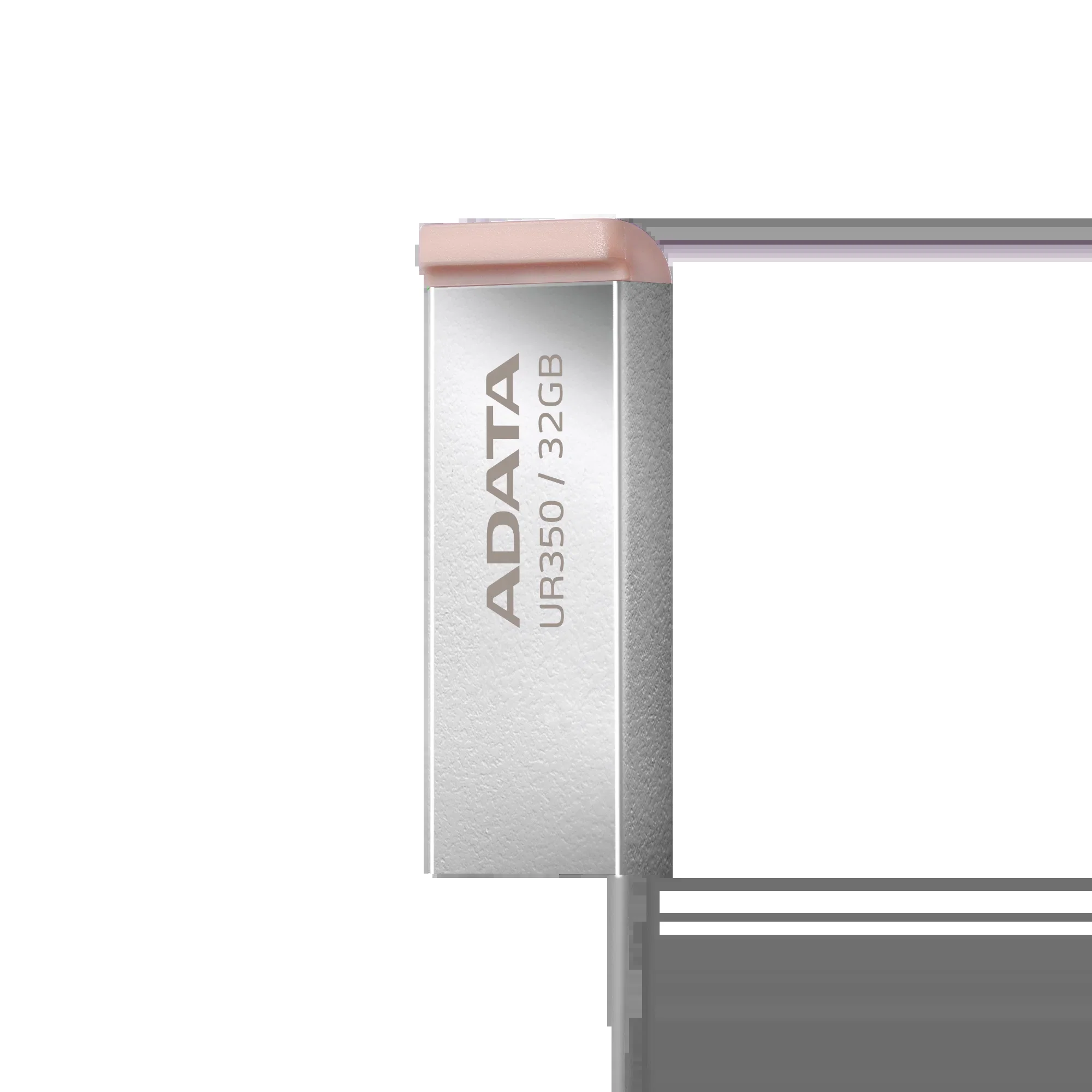 Флеш накопитель 128GB A-DATA UR350, USB 3.2, металл/коричневый