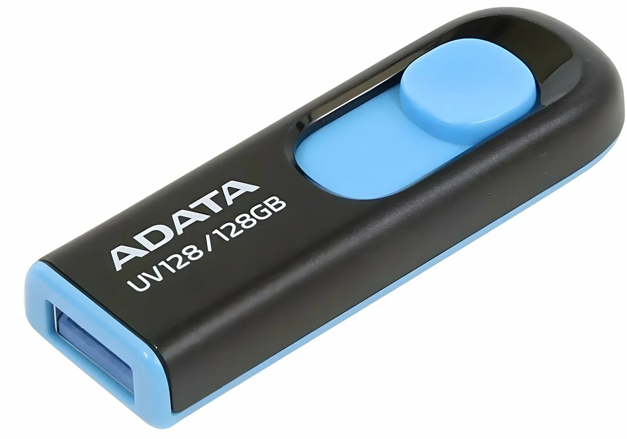Флеш накопитель 128GB A-DATA UV128, USB 3.2, черный/синий