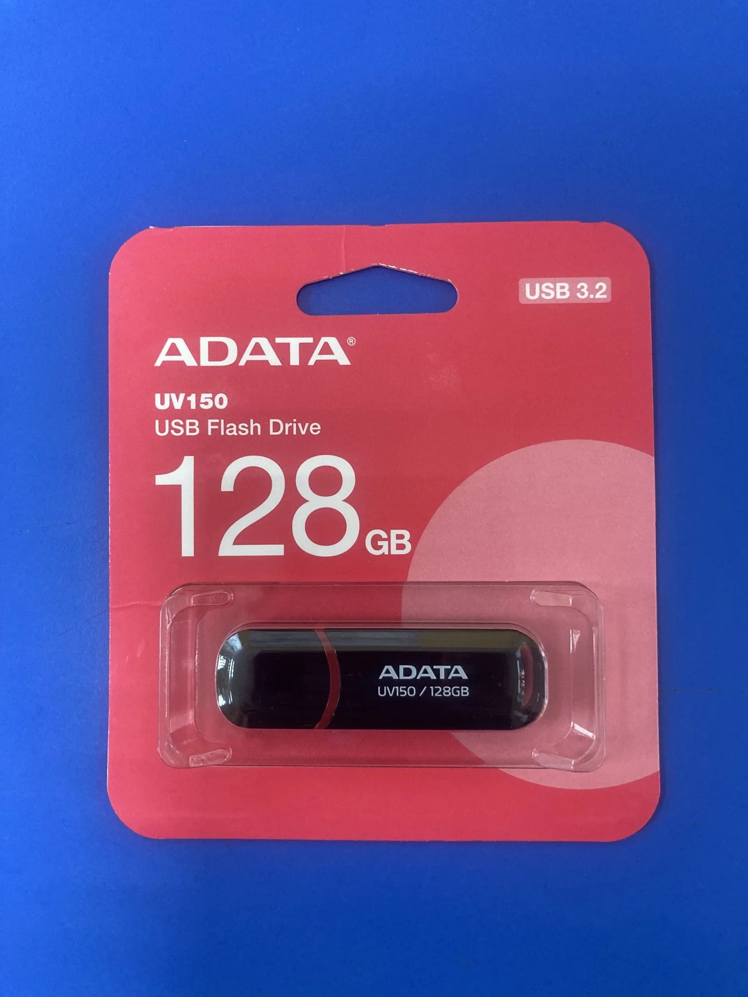 Флеш накопитель 128GB A-DATA UV150, USB 3.2, Черный
