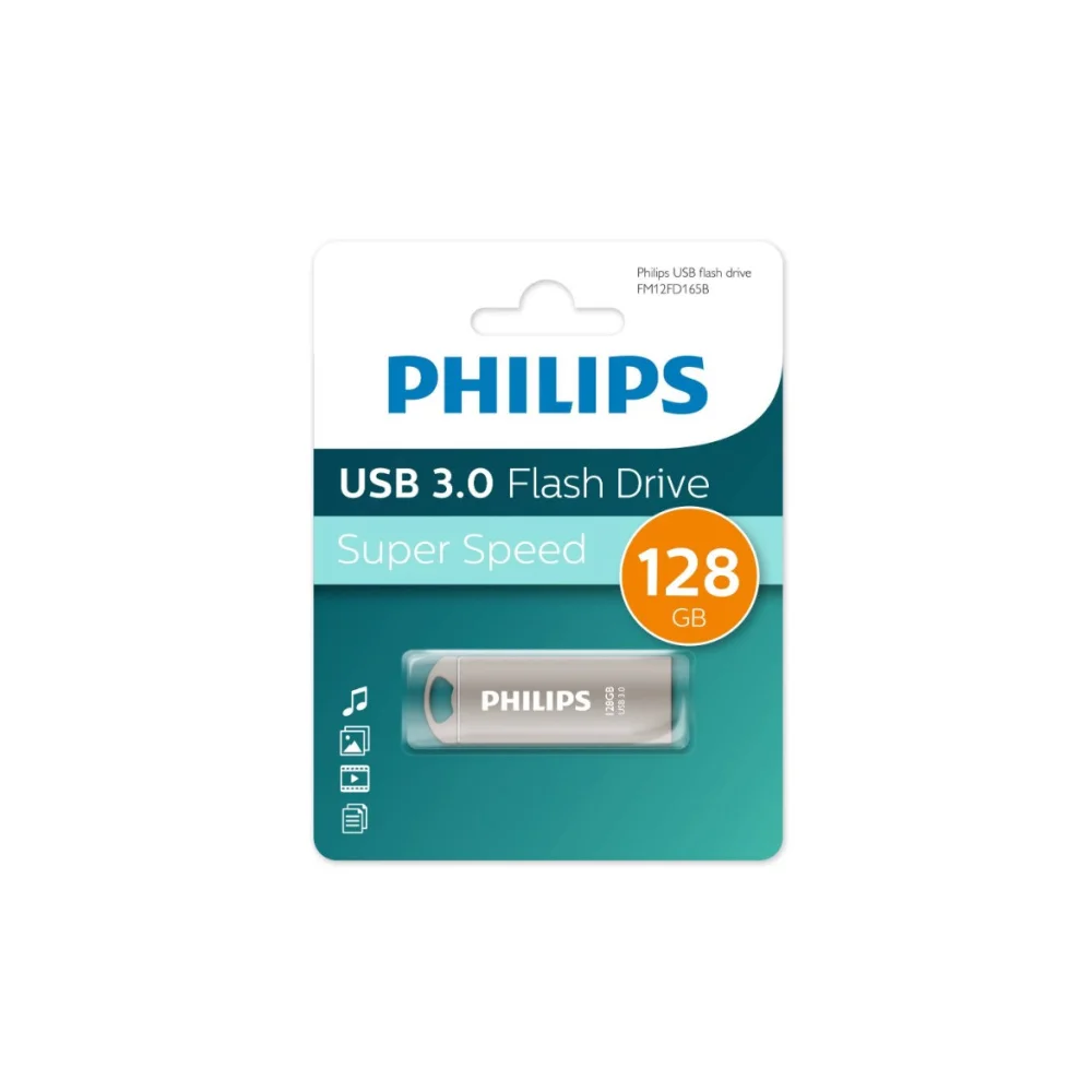 Флеш накопитель 128GB PHILIPS IRON 3.0 128GB, USB 3.0