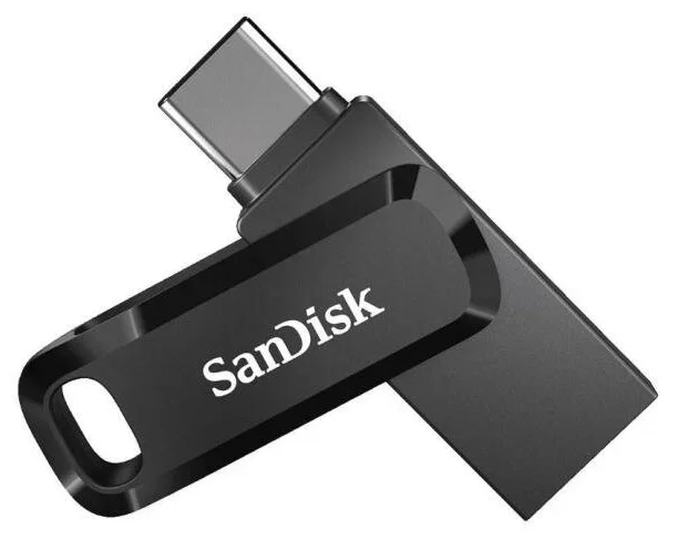 Флеш накопитель 128GB SanDisk Ultra Dual Drive Go, USB 3.1 - USB Type-C Black