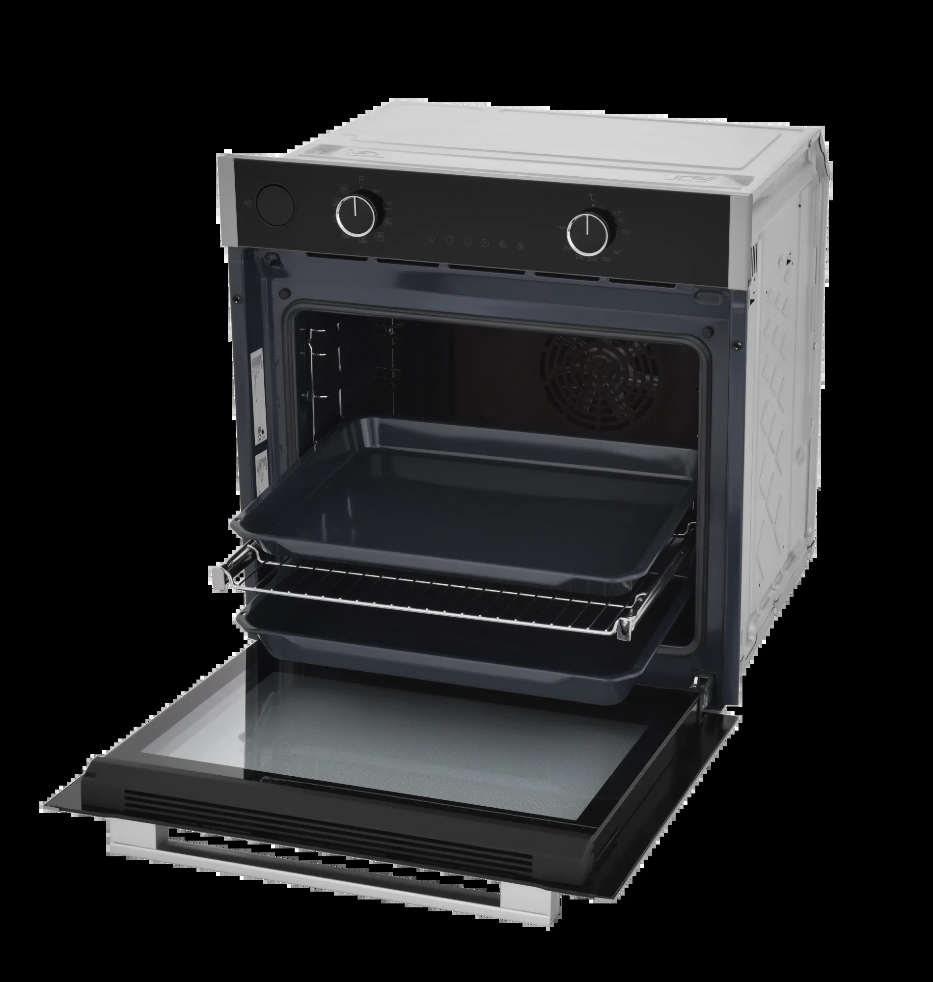 Электрический духовой шкаф Grundig GEBD19300B черный/нержавеющая сталь