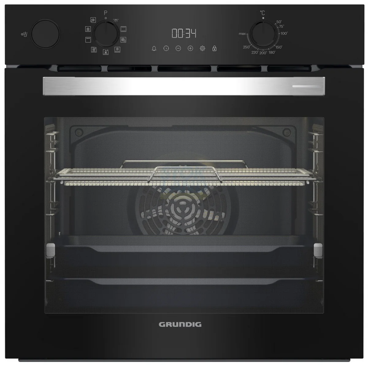 Электрический духовой шкаф Grundig GEBM12300BSA, черный