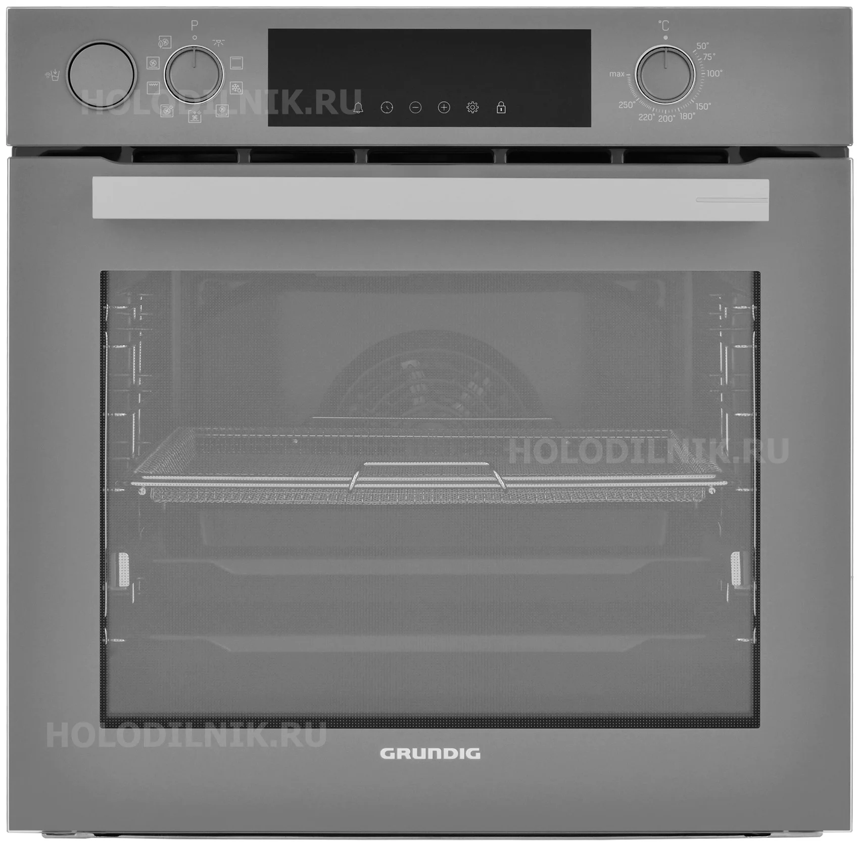 Электрический духовой шкаф Grundig GEBM12300GSA, серый