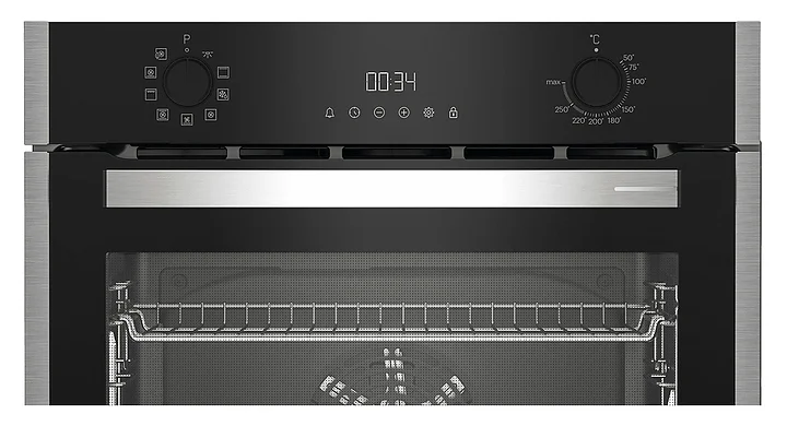 Электрический духовой шкаф Grundig GEBM19301BC черный/нержавеющая сталь