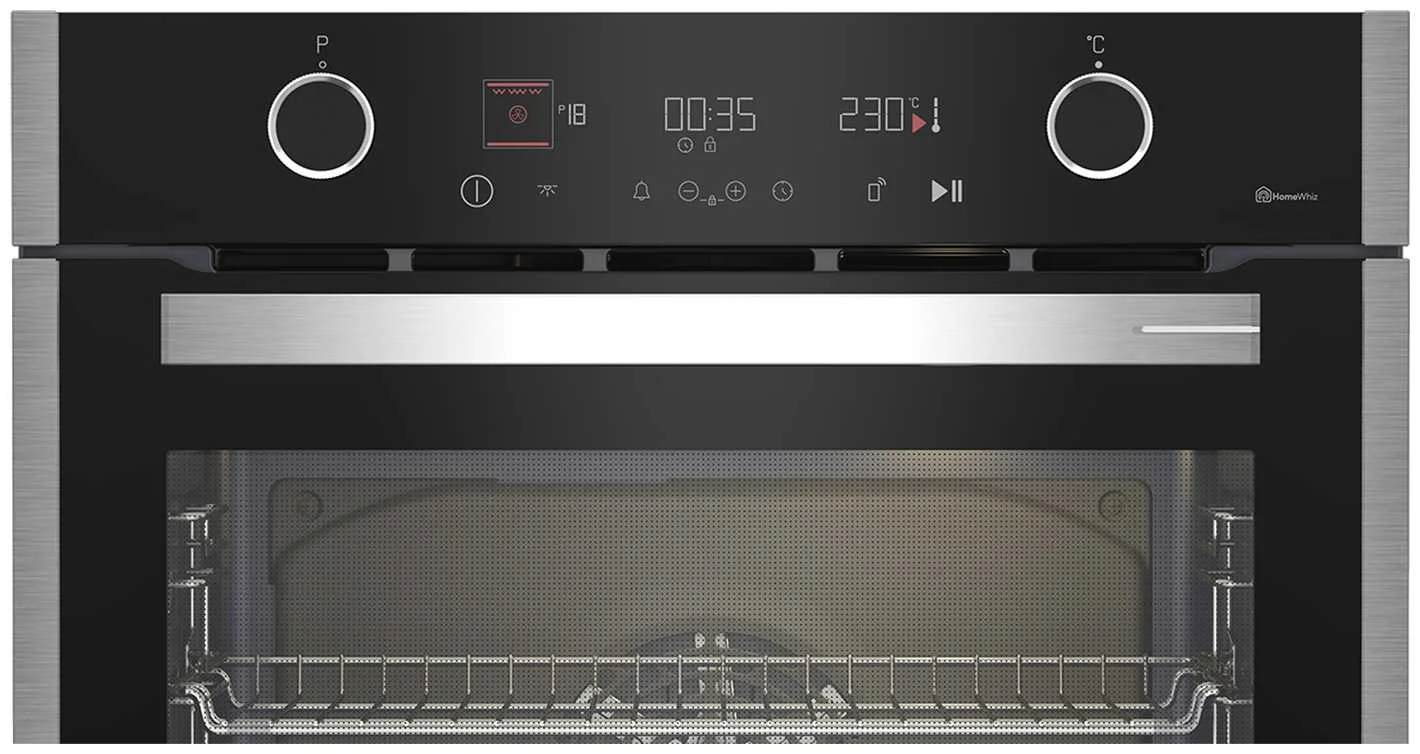 Электрический духовой шкаф Grundig GEBM19400BMPHI нержавеющая сталь