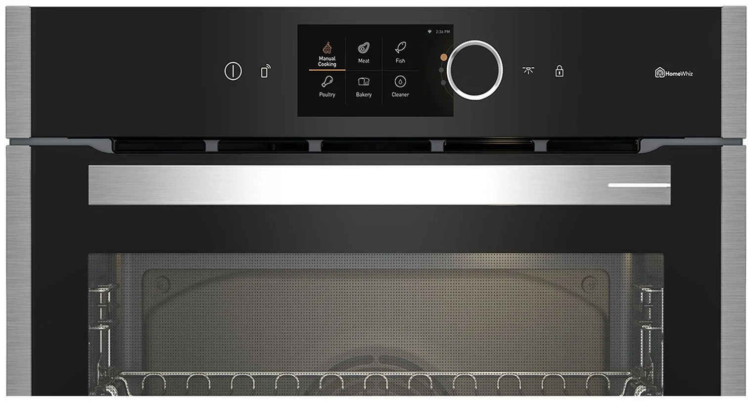 Электрический духовой шкаф Grundig GEBM19600BCHI, нержавеющая сталь/черный