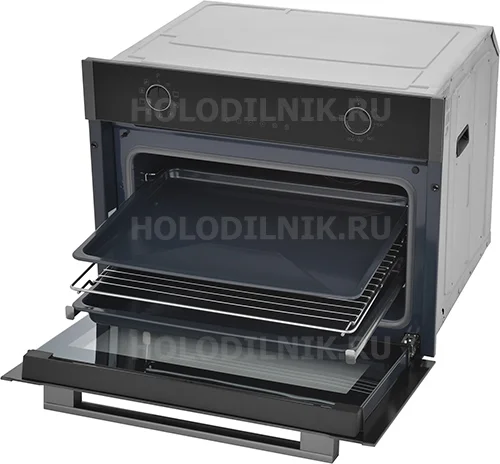 Электрический духовой шкаф Grundig GEKM19300DX черная нержавеющая сталь