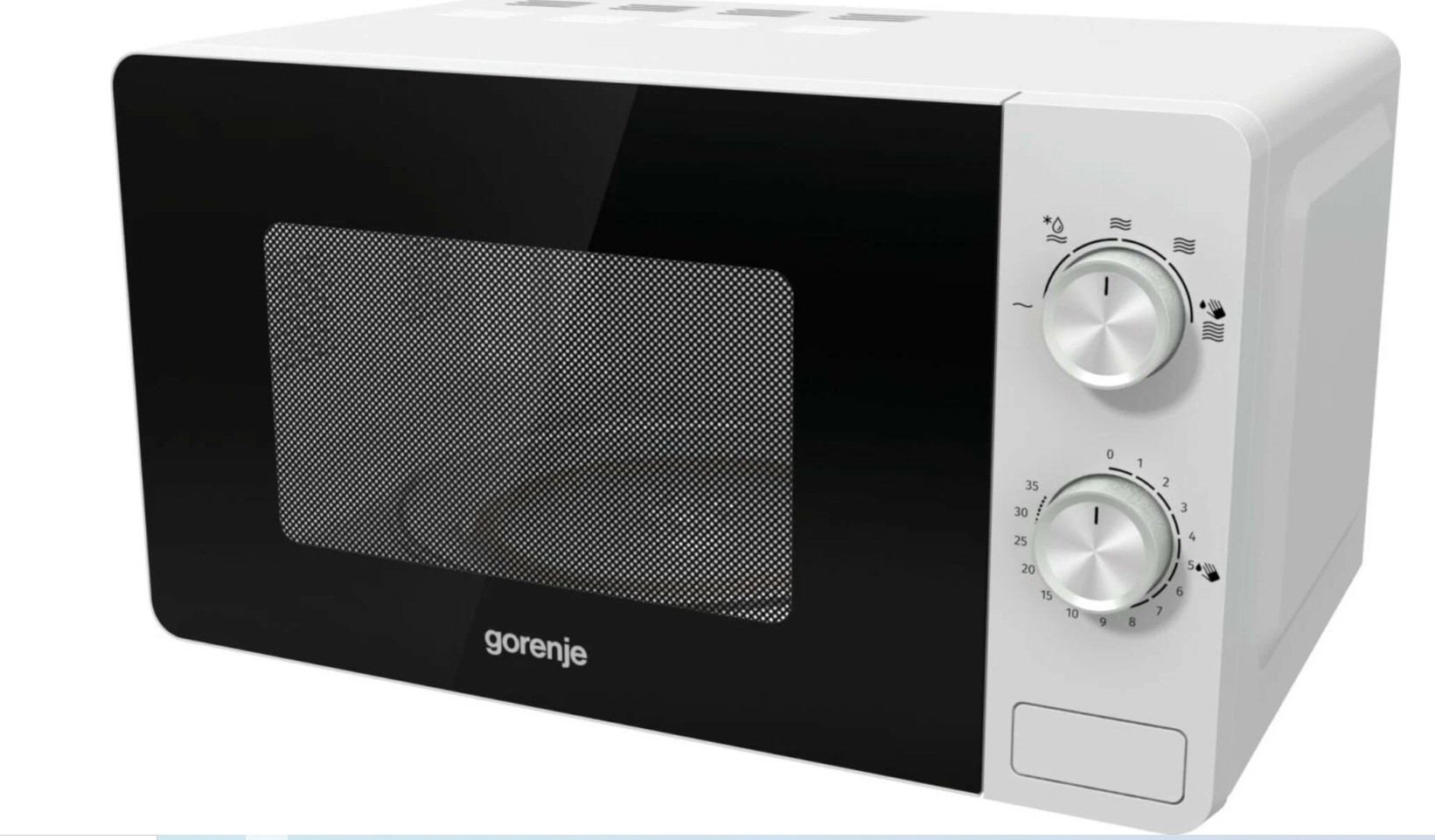 СВЧ печь-соло Gorenje MO17E1WH, белый 17 л, 700 Вт, механика