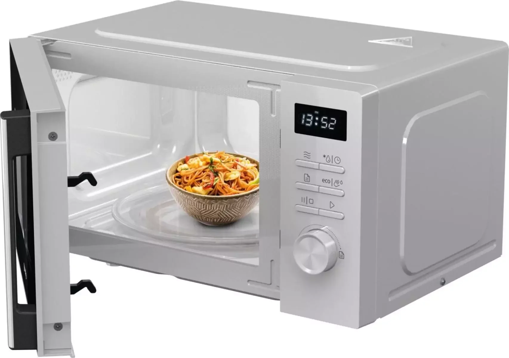 СВЧ печь-соло Gorenje MO20A3WH, белый (800 Вт, 20л, D-27см, управления-электронное