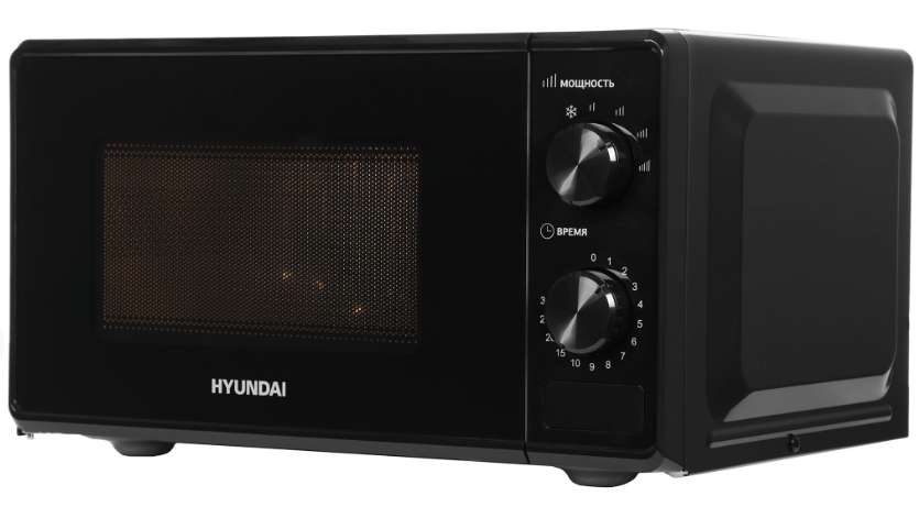 СВЧ печь-соло Hyundai HYM-M2045 черный 20л. 700Вт черный