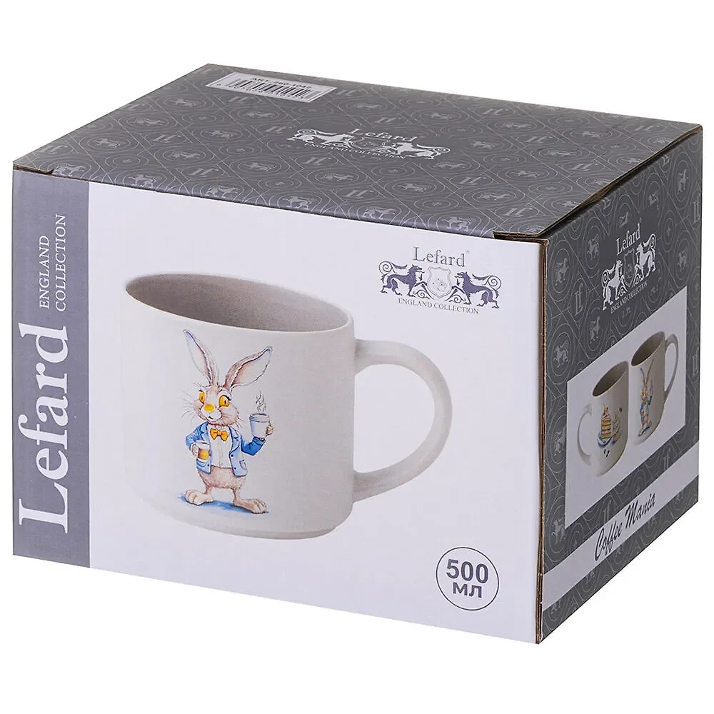 КРУЖКА LEFARD "CRAZY COFFEE" 500МЛ