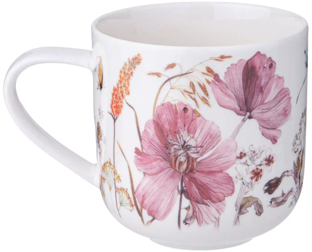 КРУЖКА LEFARD "FLORAL" 12,5*9*10,5 СМ 400 МЛ (МАЛ.УП.=4ШТ./КОР=24ШТ.)