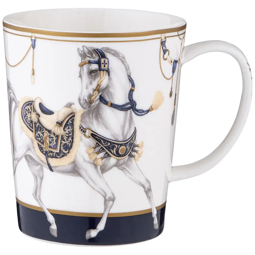 КРУЖКА LEFARD "HORSE CLUB" 400 МЛ (КОР=48ШТ.)