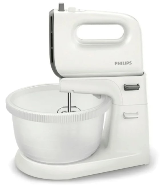 Миксер с чашей Philips HR3745  (450 Вт, 5 скоростей, чаша 3 л)