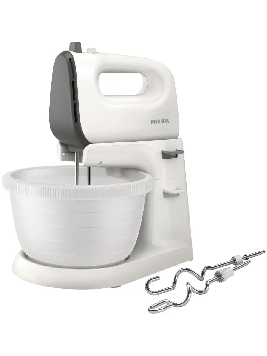 Миксер с чашей Philips HR3745  (450 Вт, 5 скоростей, чаша 3 л)