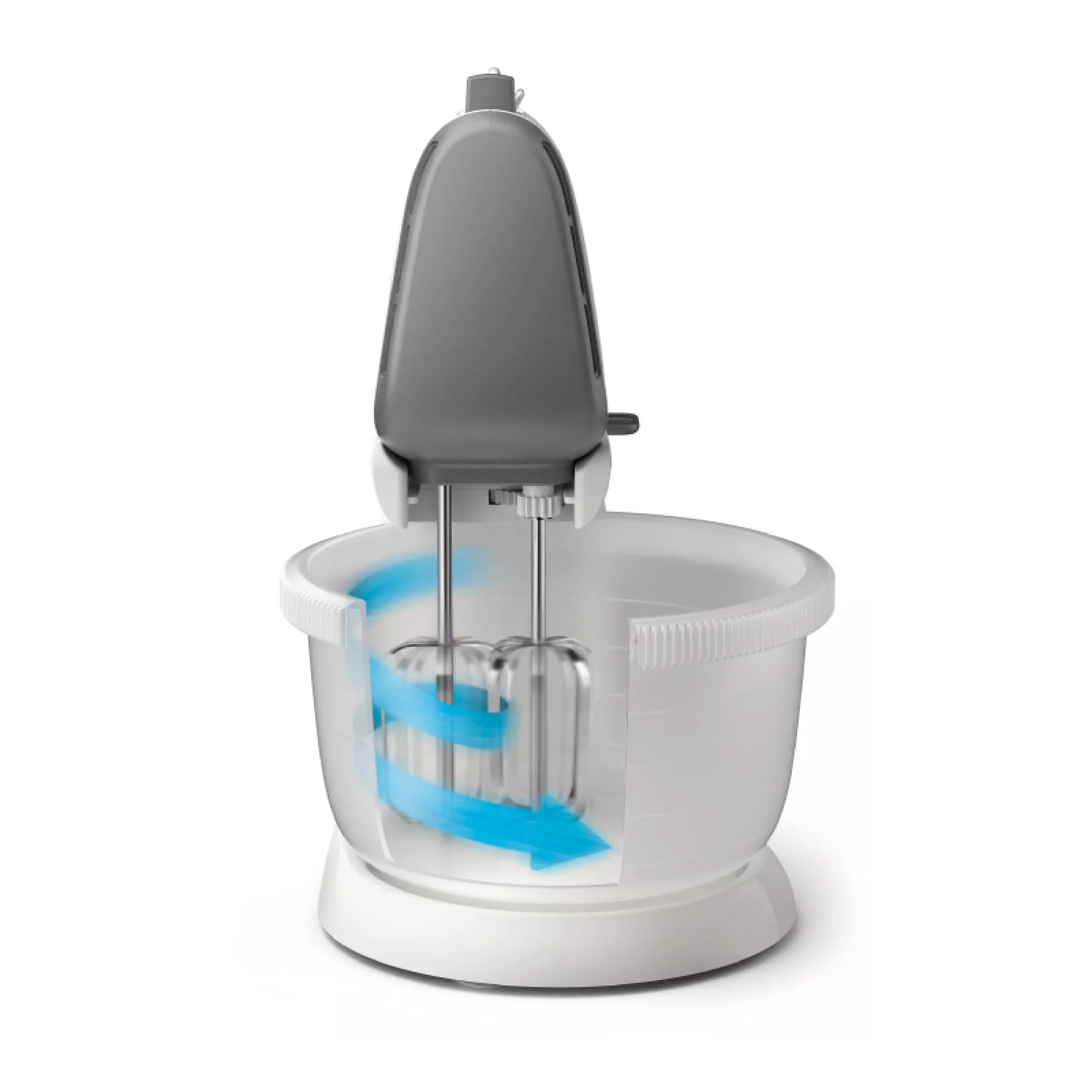 Миксер с чашей Philips HR3745  (450 Вт, 5 скоростей, чаша 3 л)
