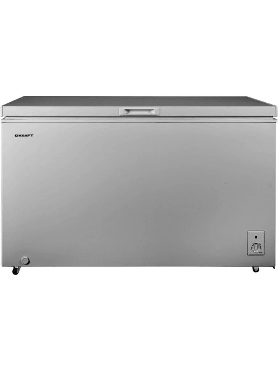 Морозильный ларь Kraft BD(W)-460SRX серебристый, 422л