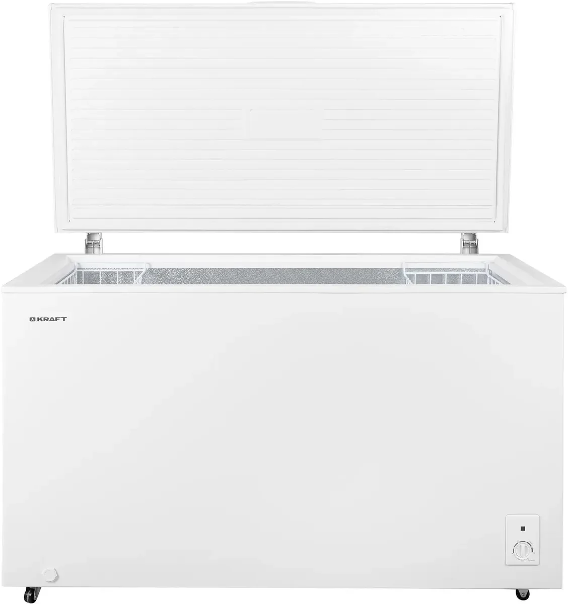 Морозильный ларь Kraft BD(W)-460SRX серебристый, 422л