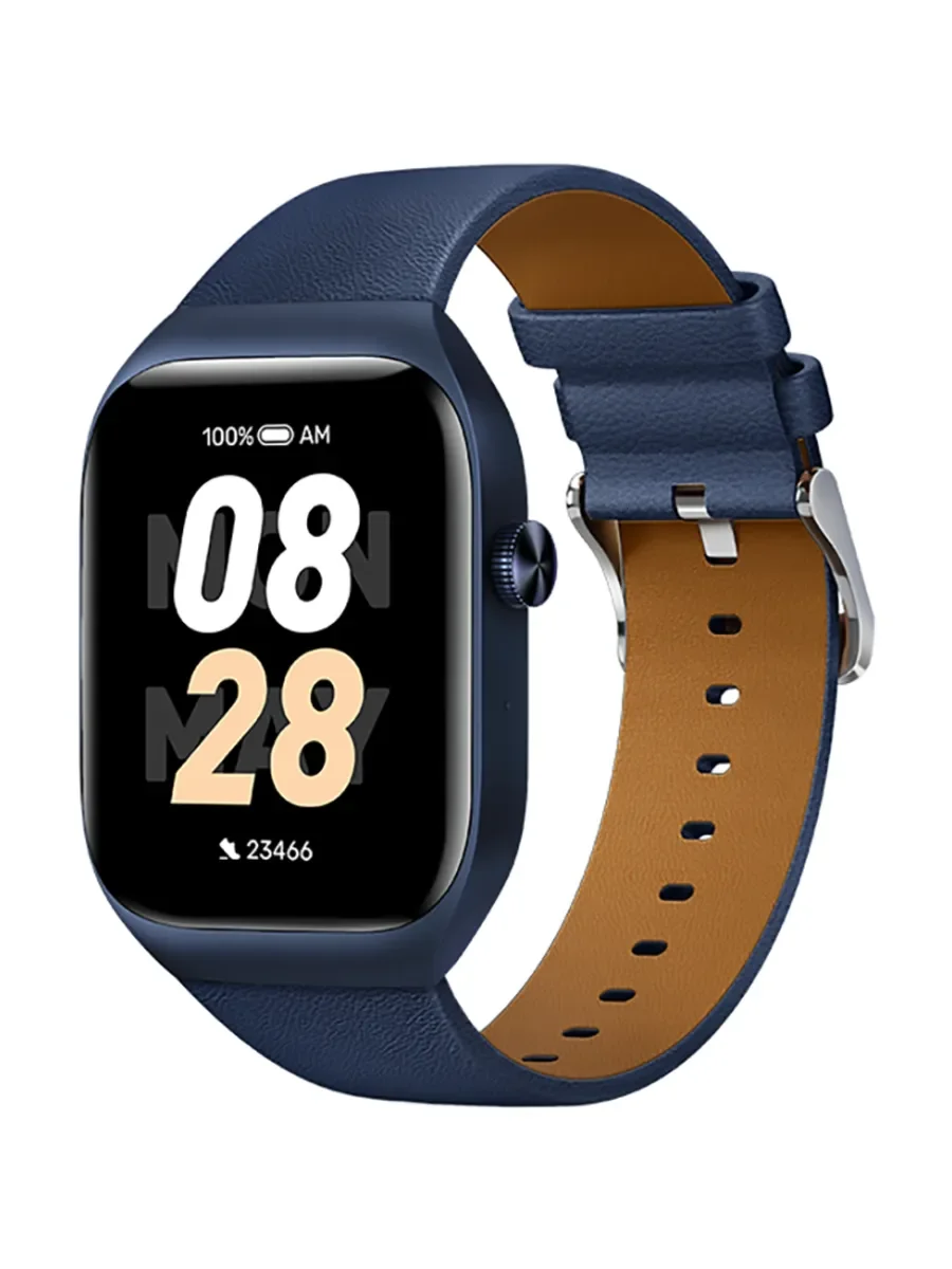 Смарт-часы Xiaomi Mibro Watch T2 (XPAW012) AMOLED/BT Call/GPS/2 Ремешка Темно-Синий