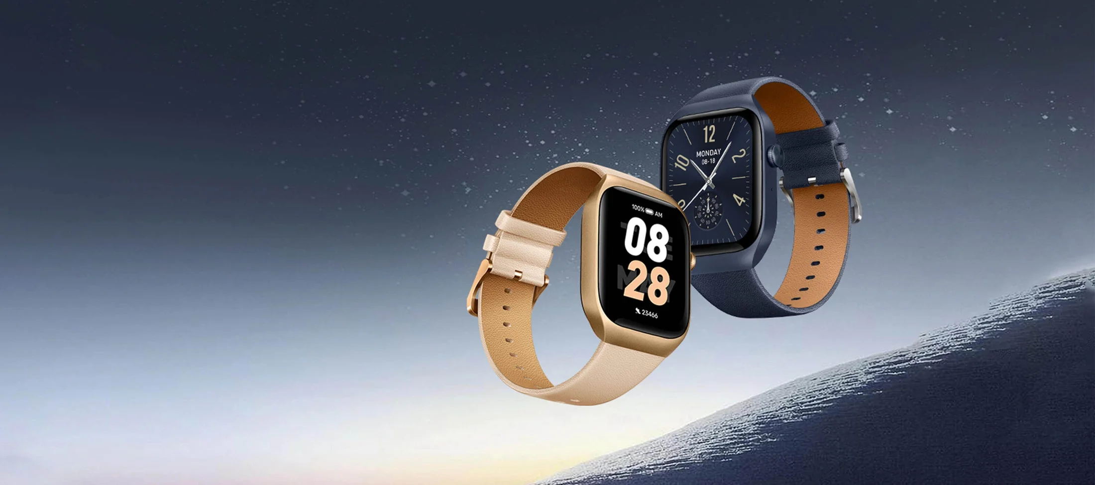 Смарт-часы Xiaomi Mibro Watch T2 (XPAW012) AMOLED/BT Call/GPS/2 Ремешка Темно-Синий