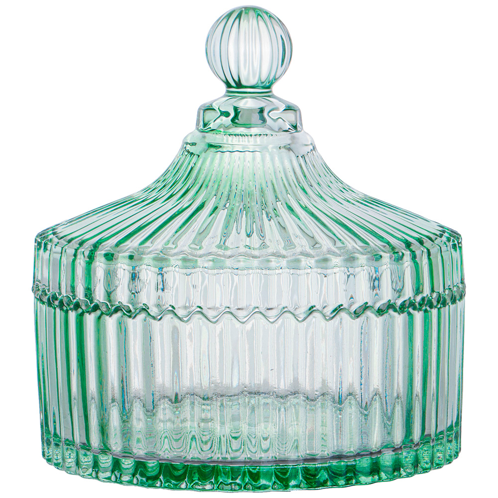 ARTI-M ЕМКОСТЬ ДЛЯ ХРАНЕНИЯ LEFARD С КРЫШКОЙ "BLISS GREEN", 15*16СМ