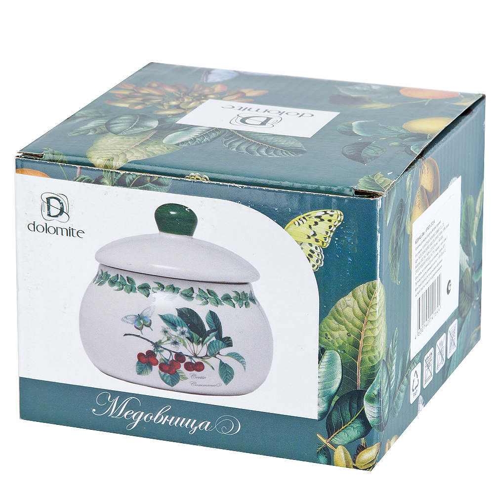 ENS Медовница "Fruit Garden" 13,5х13,5х11,5см v=500мл (подарочная упаковка)