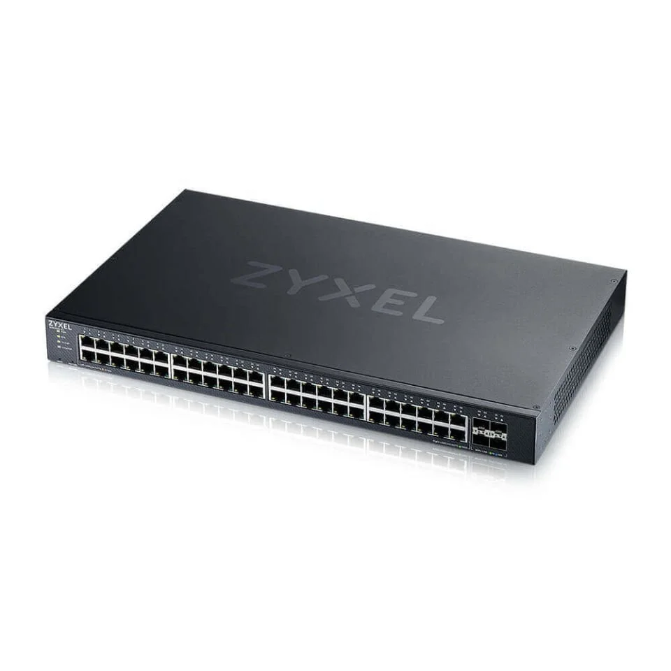 Коммутатор XGS1935-52HP, 52 Port Smart Managed PoE Switch, 48x Gigabit PoE and 4x 10G SFP+, hybrid mode, standalone or NebulaFlex Cloud, 375 Watt PoE