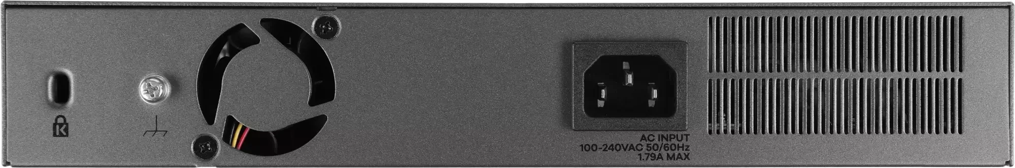 Коммутатор Zyxel GS1350-12HP, 10xGE (8xPoE+), 2xSFP, бюджет PoE 130 Вт, дальность передачи питания до 250 м, автоперезагрузка PoE-портов, повышенная з