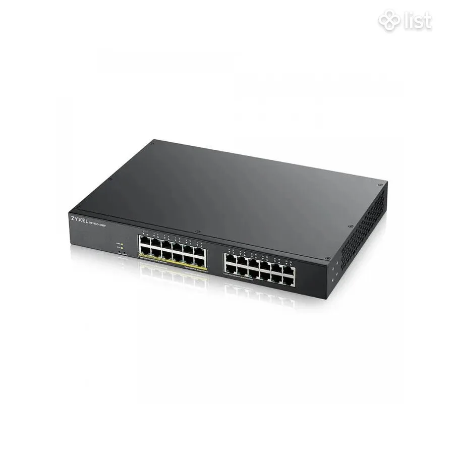 Коммутатор Zyxel GS1900-24EP-EU0101F 24G 12PoE+ 130W управляемый