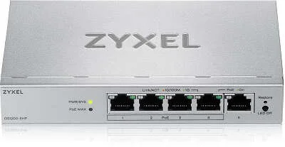 Коммутатор ZYXEL Web-managed Gigabit Switch Zyxel GS1200-5v3, 5xRJ-45: 1G, desktop, fanless
