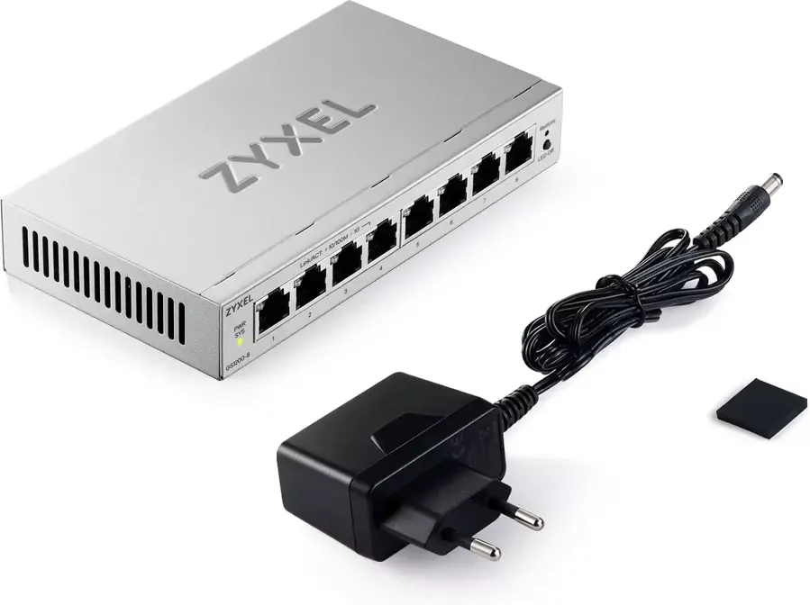Коммутатор ZYXEL Web-managed Gigabit Switch Zyxel GS1200-5v3, 5xRJ-45: 1G, desktop, fanless
