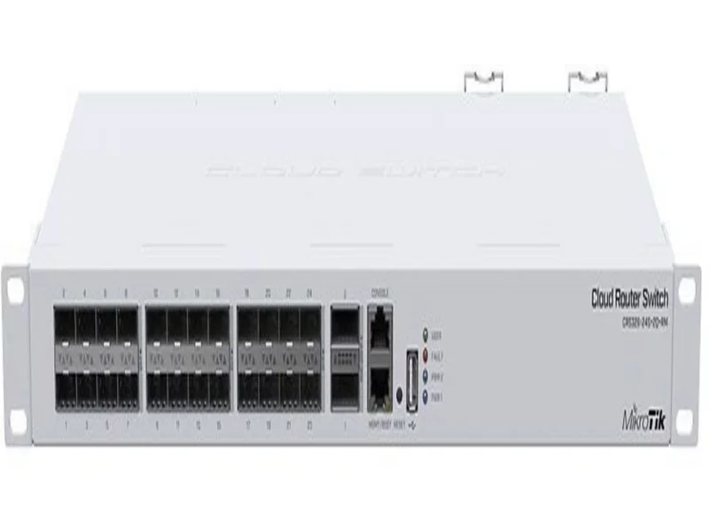 Коммутатор в стойку MikroTik CRS326-24S+2Q+RM, 24х SFP+, 2x QSFP+