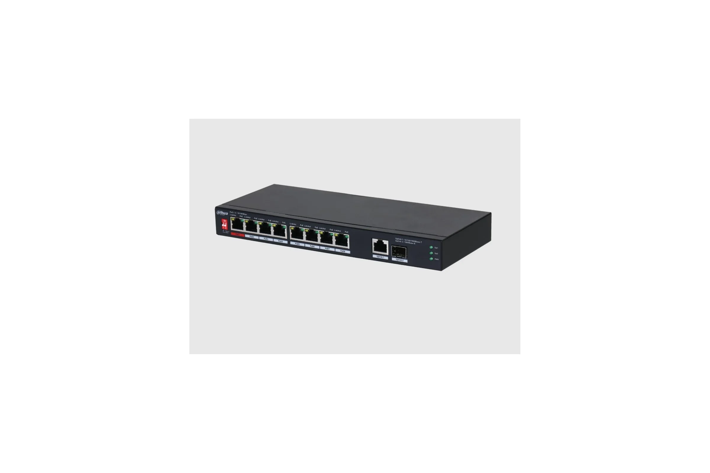 Коммутатор гибридный Smart L2 PoE+ Zyxel NebulaFlex GS1915-8EP, 8xGE PoE+, бесшумный (без вентилятора), бюджет PoE 60 Вт, автономное/облачное управлен