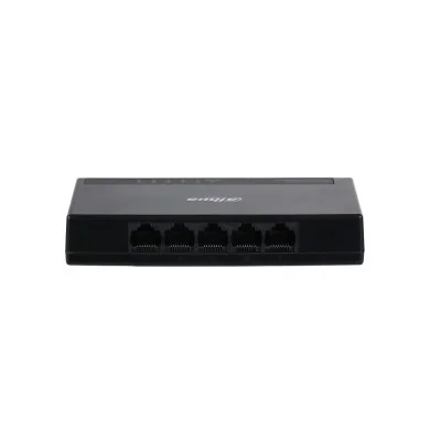 Коммутатор гигабитный 5-портовый неуправляемый Dahua DH-PFS3005-5GT-L, 5xRJ45 1Gb, коммутация 10 Гбит/с, MAC-таблица 2K, пластик