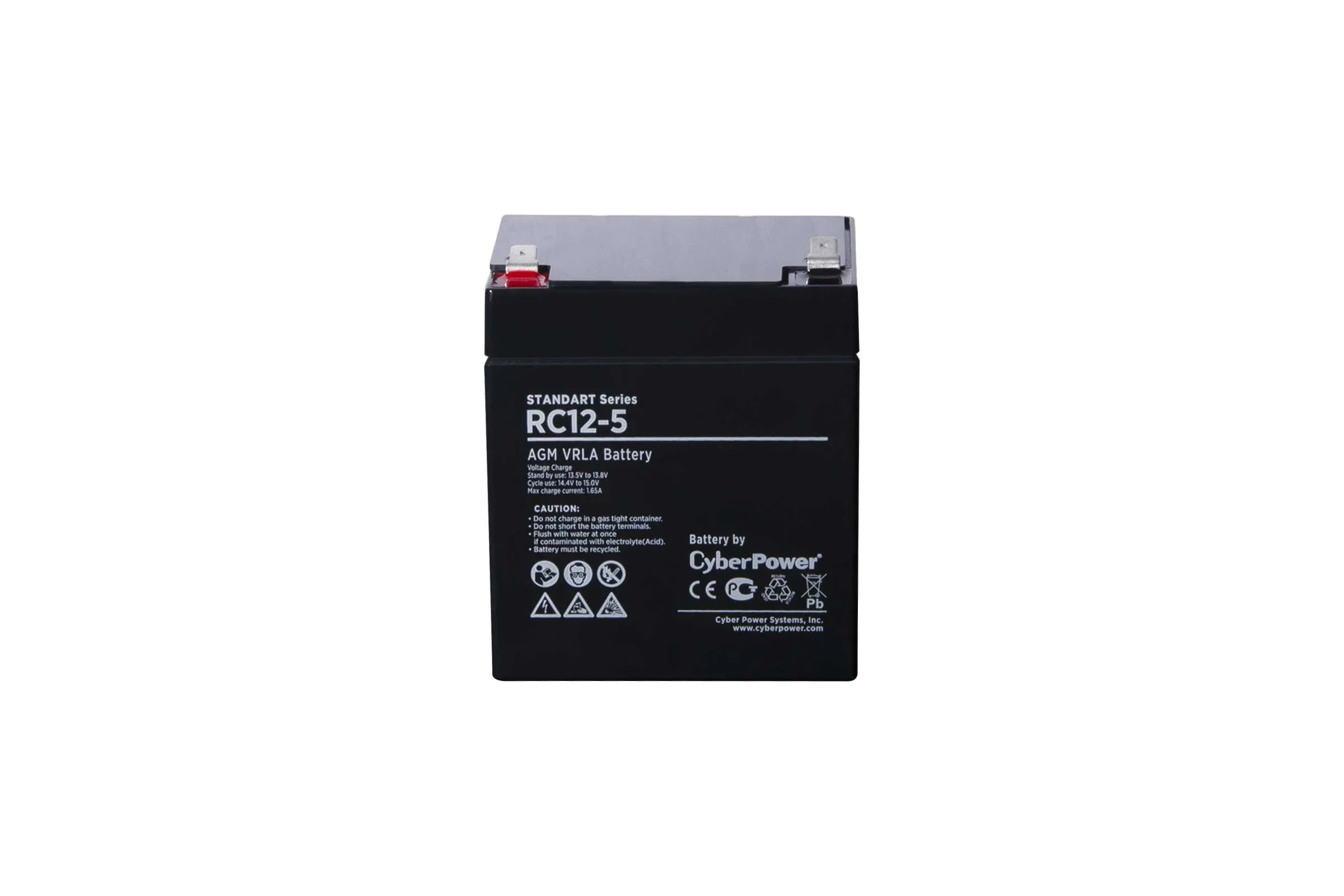 Аккумуляторная батарея CyberPower RC 12-55 12В/55Ач, клемма Болт М6 (230х138х205мм (227мм); 17кг; Срок службы 10лет)